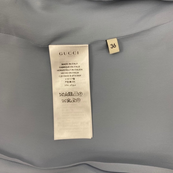 Gucci Navy Blue stripe Contrast Trim Detail Blazer Size 36 - Picture 6 of 7